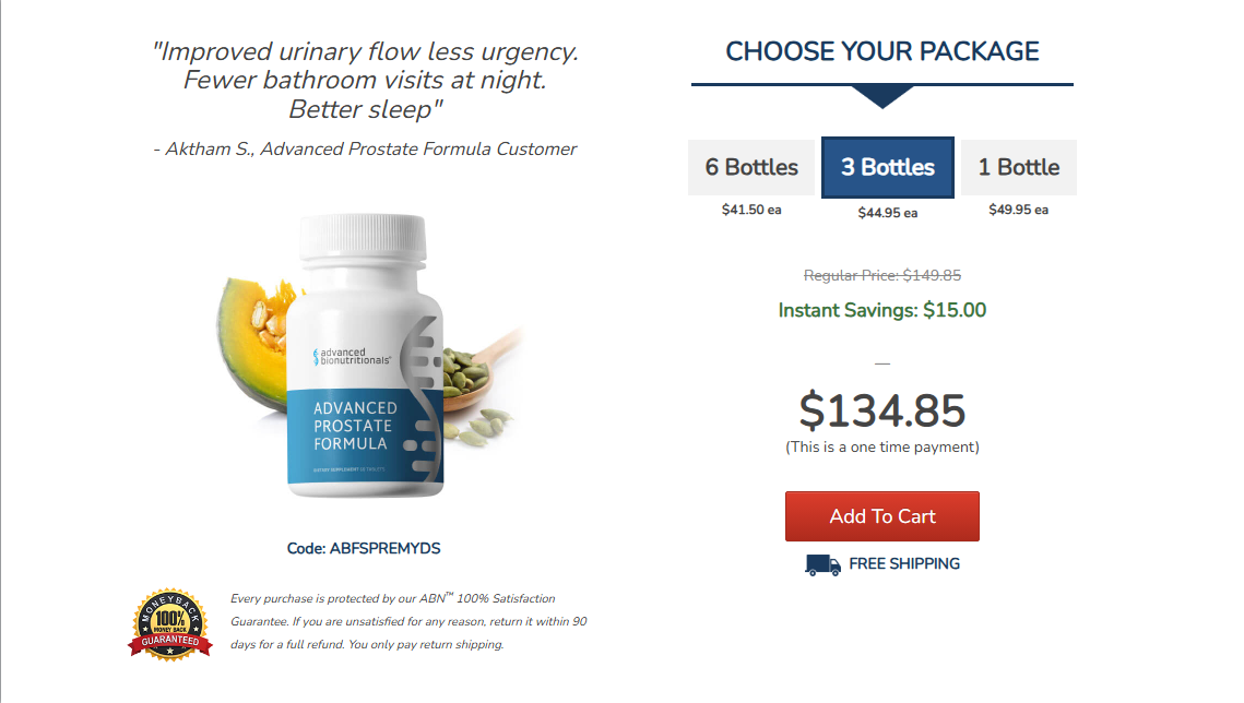 advanced Prostate Formula  order now